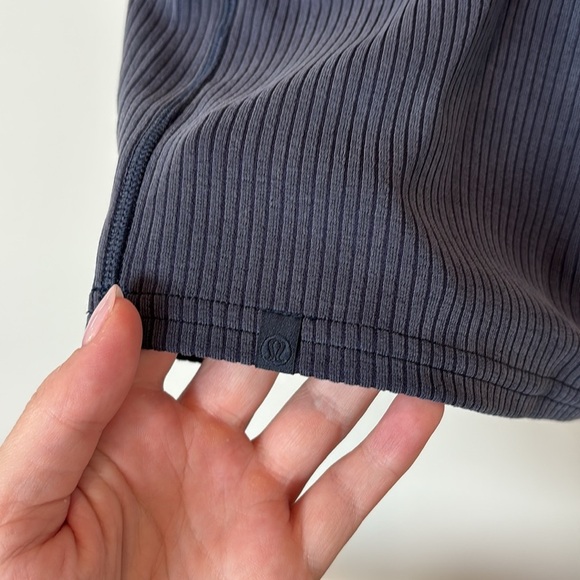 Lululemon Ribbed Softstreme Slim-Fit Tank Dress
Black/Blue/Gray Size 2 NWOT - Picture 8 of 8